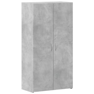 vidaXL Armario Archivador Madera Ingenier&iacute;a Gris Hormig&oacute;n 60x32x115 Cm Vidaxl
