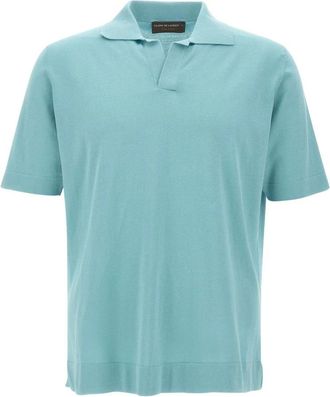 FILIPPO DE LAURENTIIS Skipper Polo - Heren - Polos - Blauw - L - Katoen - Tops