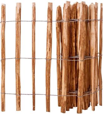 vidaXL Valla De Jard&iacute;n Madera De Avellano 90x500 Cm Vidaxl