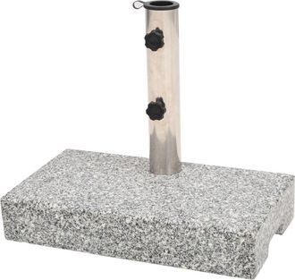 vidaXL Parasol Base Granite Rectangular 55.1 lb, 43725