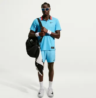 Nike Mens Court Slam Dri-FIT Tennis Shorts in Blue | IM5781-416