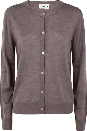 P.A.R.O.S.H. Cardigan con bottoni - Marrone