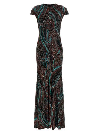 Etro Multicolor Viscose Long Womens Dress