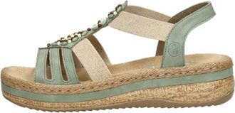 Rieker M5354 Edith - Dames - Sleehakken - Veelkleurig - 43 EU - Leer - Schoenen