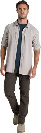 Craghoppers Heren Nosilife Shirt Met Lange Mouwen (Perkament)