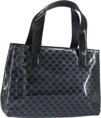 Celine Pre-owned Handbags, female, Black, Size: ONE SIZE Pre-owned Vintage Canvas Handbag