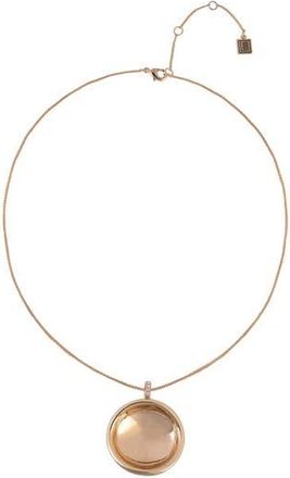 Shelli Segal Crystal Round Pendant Necklace in Gold at Nordstrom Rack