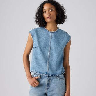 Levi's Denim Tee - Womens - XS - Blue