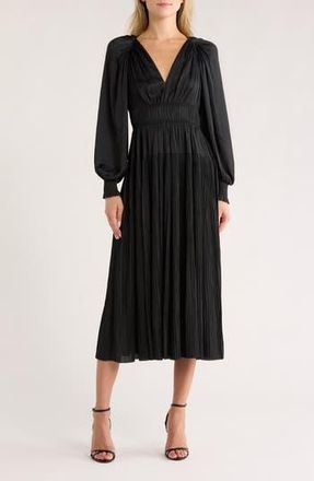 Ulla Johnson Laraline Long Sleeve Dress in Noir at Nordstrom Rack, Size 2