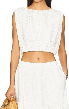 Astr Nalley Top In White