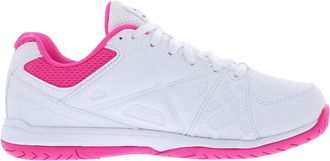 Fila Double Bounce 3 5PM00606-154 Womens White Pink Pickleball Shoes RHS8406