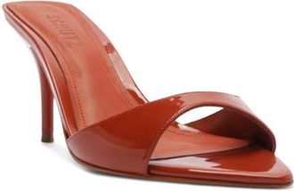 Schutz Elodie Pointed Toe Sandal in Sunset Ochre at Nordstrom, Size 10.5