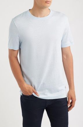 BOSS Thompson Slub Cotton T-Shirt in Light/pastel Blue at Nordstrom, Size Xx-Large