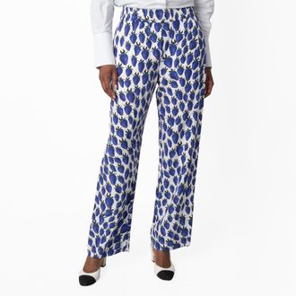 Burberry Strawberry Printed Trousers, Brand Size 10 ( US Size 8 )