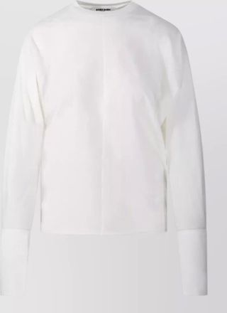 Darkpark paris long sleeve crewneck cuffed top