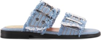 Ganni Sandali Feminine denim - Blu