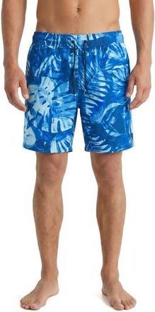 Spyder Palm Patchwork Volley Swim Shorts in Surf Blue at Nordstrom Rack, Size Xx-Large