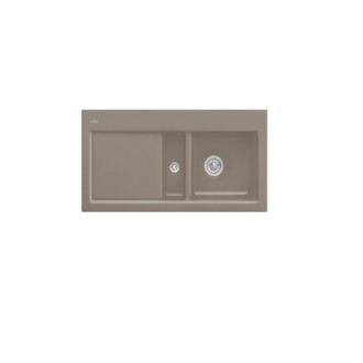 Villeroy & Boch Villeroy&boch - Fregadero 1 Seno Y Medio Villeroy Et Boch Subway 60 100 X 51 Cm Desag&uuml;e Izquierdo Timber Ceramicplus Con Desag&uuml;e Autom&aacute;tico