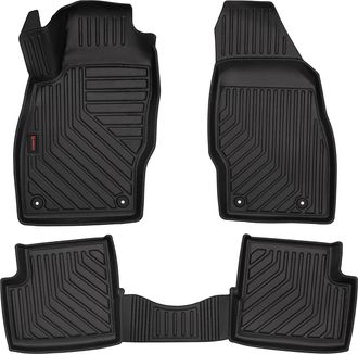 OEM Alfombrillas De Goma 3d Para Coche: Opel Corsa D (hatchback, 2006-2015) - Borde De 5 Cm