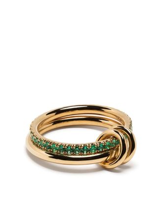 Spinelli Kilcollin 18kt geelgouden ring - Groen