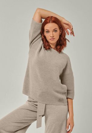 You Look Perfect PULLOVER FAY - Halbarm Pullover in Strukturstrick