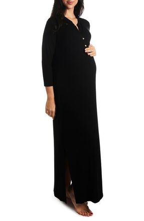 Everly Grey Juliana Maternity/Nursing Dress in Black at Nordstrom, Size X-Small