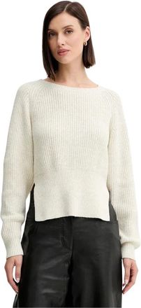 Twinset Truien & Vesten, Dames, Beige, S, Katoen, Trui met ronde hals
