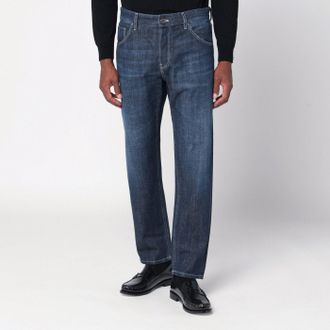Pantaloni Torino Rebel Dark Washed Blue Jeans