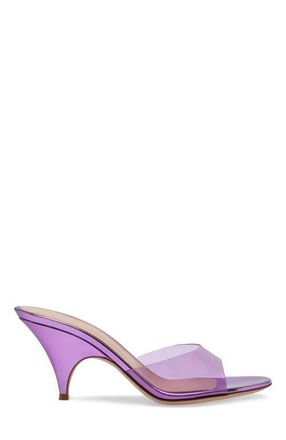 Gianvito Rossi Sofia Mule 70 Mules in Purple Tpu at Nordstrom, Size 41.5