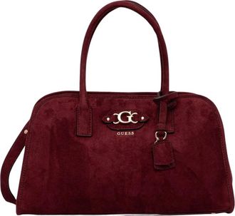 Guess Samantha Baguette Tas - Dames - Handtassen - Rood - ONE Size - Polyester - Tassen