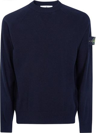 Stone Island Truien & Vesten, Heren, Blauw, XL, Trui met ronde hals