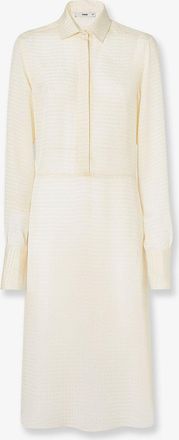 Fendi Vestito Chemisier in seta jacquard - FENDI - gender_Woman