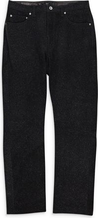 Purple LEATHER RELAXED FIT PANT BLACK SKINNY JEANS