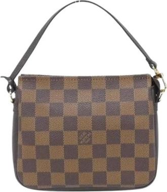Louis Vuitton Pre-owned Trousse Makeup Pouch - Dames - Vintage Mini Tas - Bruin - ONE Size - Vintage