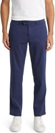 Brax Evans Regular Fit Flat Front Chino Pants in Sea at Nordstrom Rack, Size 46