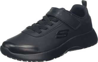 Skechers Boys Dynamight Day School Sneaker, Black Black Black Bbk, 13 Child UK