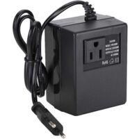 OEM Convertidor De Voltaje De 300 W Ca De 220 V A 110 V - Adaptador De Enchufe Europeo Para Dispositivos De 50 Hz/60 Hz - Pl&aacute;stico Negro - 95 X 75 X 62 Mm