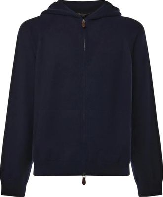 Loro Piana Jack met capuchon - Blauw