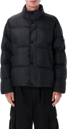 Stone Island Black Quilted Puffer Jacket