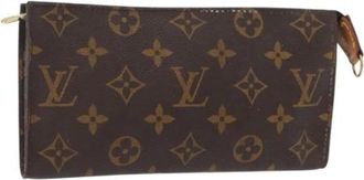 Louis Vuitton Pre-owned Clutches, female, Brown, Size: ONE SIZE Pre-owned Canvas Clutch