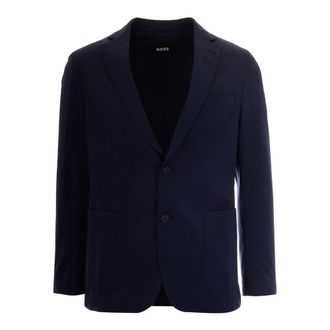 HUGO BOSS Blazers, male, Blue, Size: 3XL P-Hanry Blazer