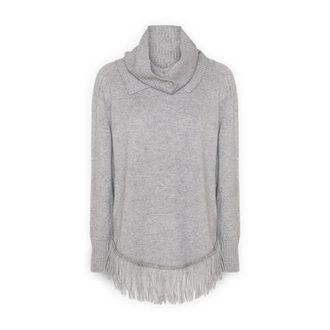 Elena Miro Dames, Truien, Grijs, Maat: L Wol