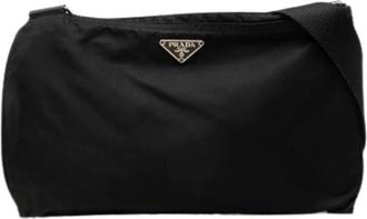 Prada Borsa a tracolla vintage Pre-owned in nylon - - Pre-owned - Donna - Nero - ONE SIZE