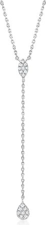 RS Pure by Ross-Simons Diamond Y-Necklace in Sterling Silver