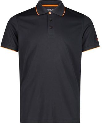 F.lli Campagnolo Polo Piquet Polo-Shirt f&uuml;r Herren | grau/schwarz