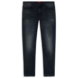 HUGO BOSS Ash-blue extra-slim-fit jeans in comfort-stretch denim
