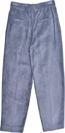 Brunello Cucinelli Blue Corduroy Trousers, Brand Size 40 (US Size 6)