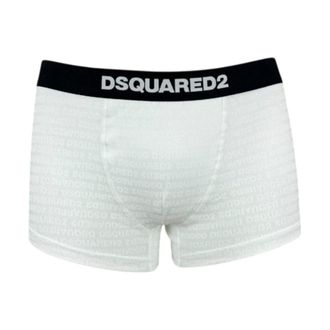 Dsquared2 Logo Trunk - male - Dsquared2 - Underpants - White - XL - Underwear