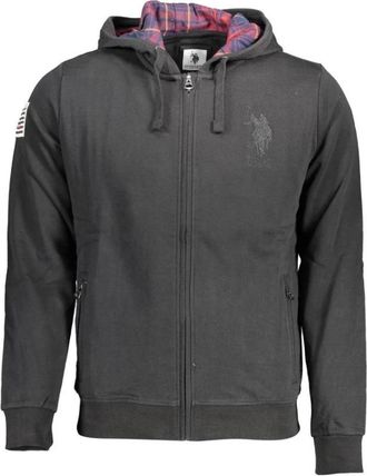 U.S.Polo Association Sweater met ritssluiting - Heren - Vesten met rits - Zwart - 2XL - Katoen - Hoodies & sweatvesten