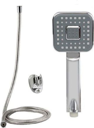 Trade Shop Trade Shop - Kit De Ba&ntilde;o Ducha Docino Ducha Cuadro De Ducha Lace 1.8 Mt Soporte 59167